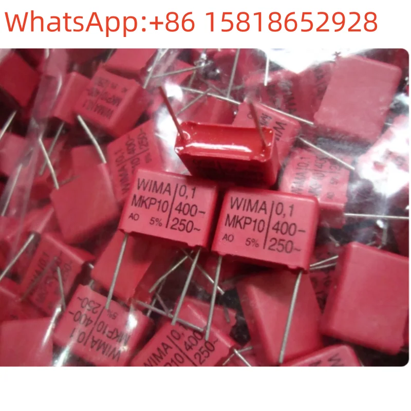 5pcs MKP10 400V 0.1UF 104 100N Original Germany WIMA Red WIMA Coupling Non-polar Capacitor