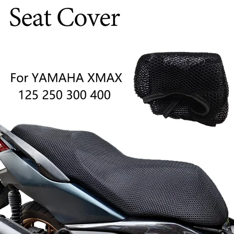 YAMAHA XMAX 125 X-MAX 250 XMAX 300 400 XMAX300 오토바이 시트 커버 단열 통기성 미끄럼 방지 보호 쿠션