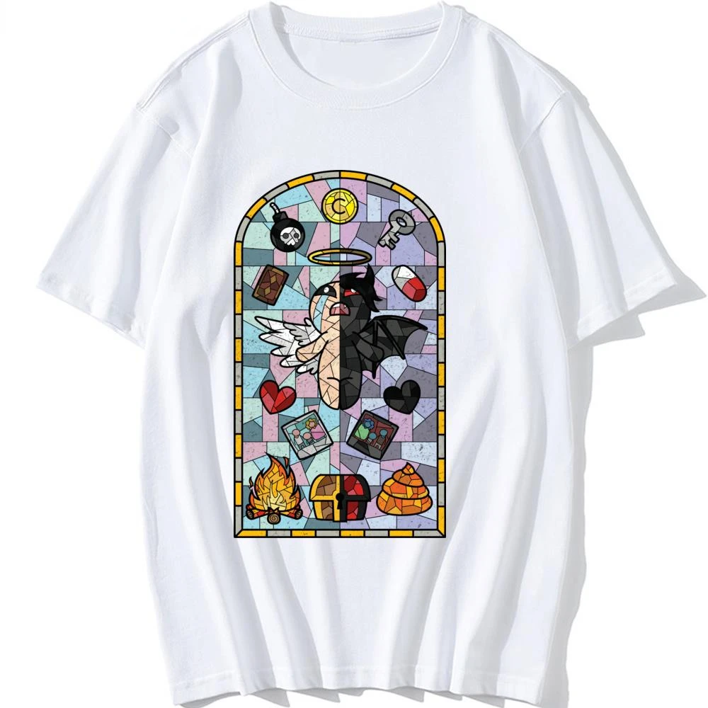 The Binding of Isaac Pocket Artwork Funing Tshirt Harajuku Graphic Tshirts Women Men Summer Casual Streetwear Ropa Hombre