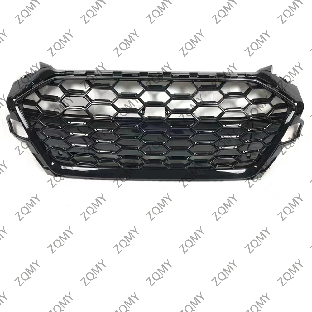 

With/Logo For Audi A4/A4L 2020 2021 2022 2023 2024 Car Front Bumper Grille Centre Panel Styling Upper Grill (Modify S4 style)