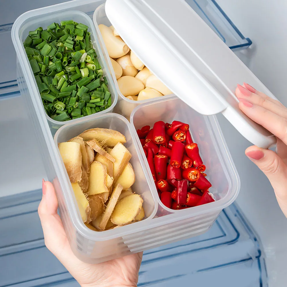 

Прозрачные контейнеры для хранения продуктов, коробка-органайзер для холодильника, белые полипропиленовые контейнеры для хранения свежести, легкие портативные кухонные контейнеры для хранения