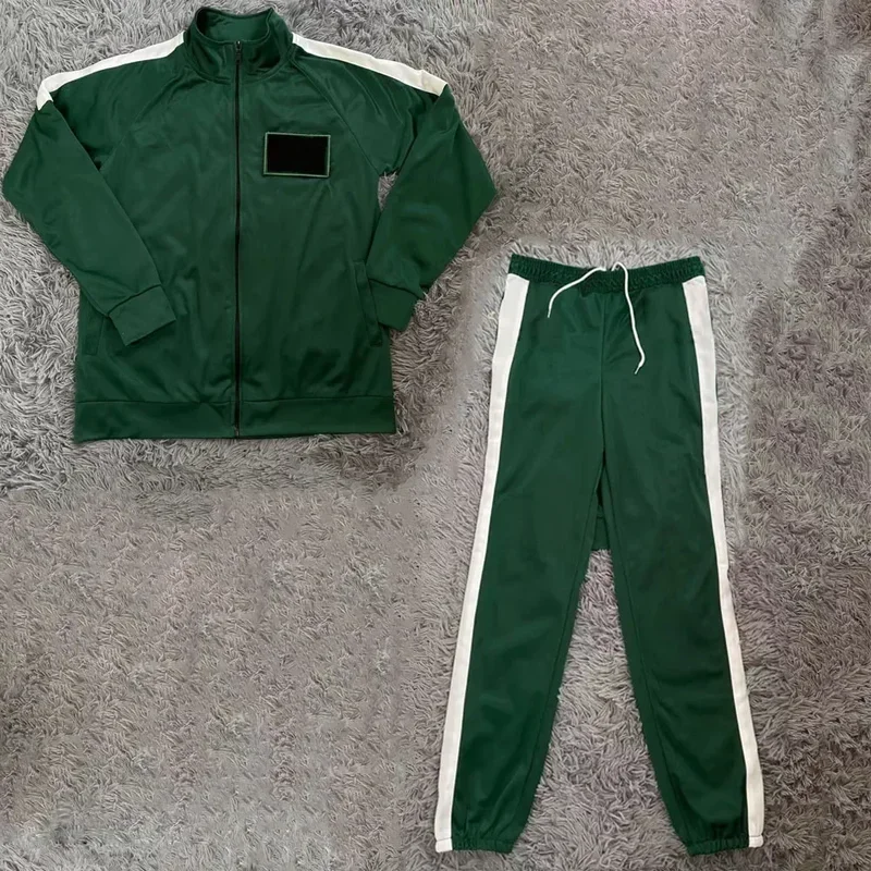 EE01 Horro Korea Drama Jeux De Cosplay Calmars Game Costume Men Sports Sweatshirt  Disguise Hoodies for Team Role Play Carni&0Ww