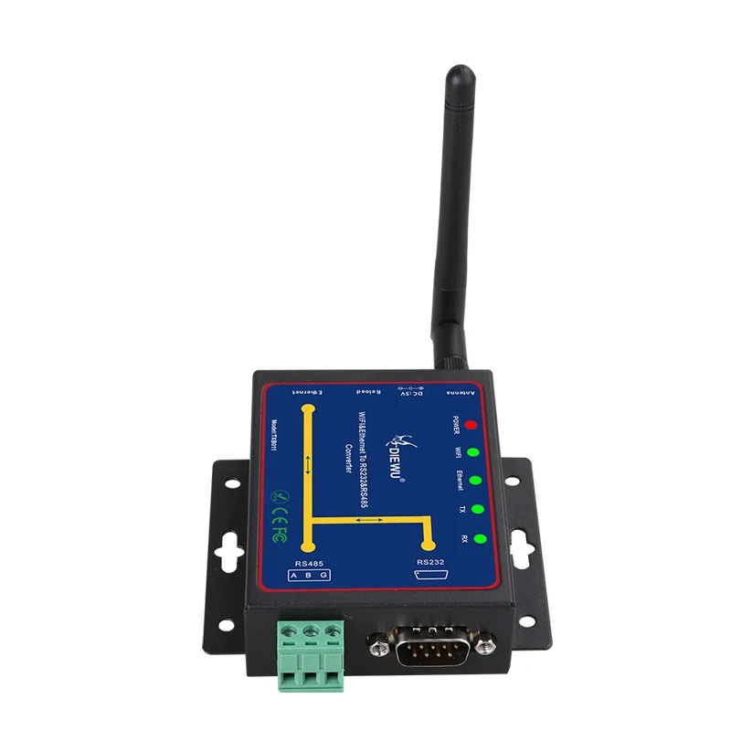 RJ-45 LAN Adapter Wi-Fi range extender Wifi & Ethernet RJ45 To RS232 RS485 converter WIFI Serial Server RJ45 network switch