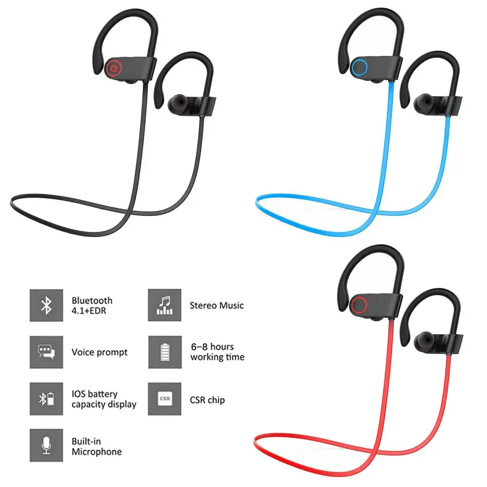 Écouteurs sans fil Bluetooth 5.0, casque de sport étanche IPX5, casque à col frontal, écouteurs pour étudiants, cadeau d'anniversaire, qualité