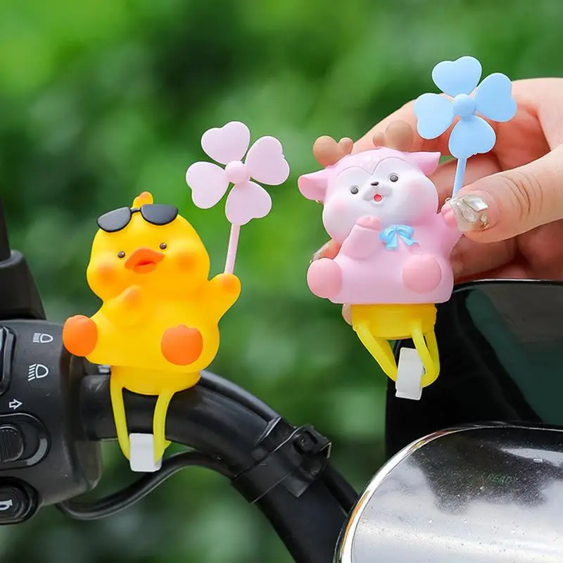 Bike Handlebar Decorations Eye-Catching Cartoon Windmill For Bicycles KidsBike Accessories For Road Bike Electromobile Children