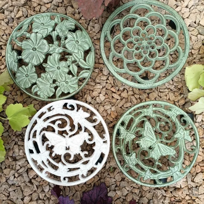 Cast iron universal wheel mobile tray flower stand gardening garden materials