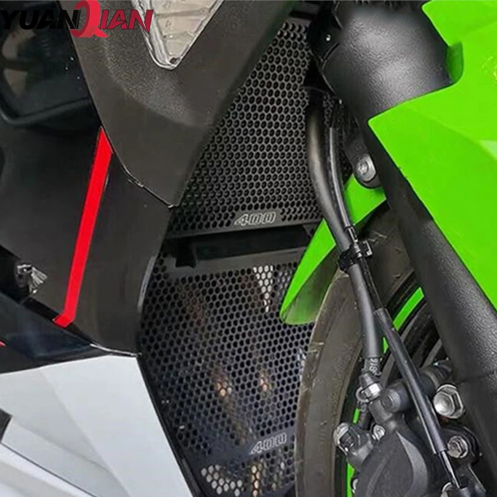 2025 2024 لكاواساكي نينجا 400 Z400 مزيل 400 450 Ninja500 ABS SE Z500 دراجة نارية شبكة المبرد غطاء حماية 2018-2023