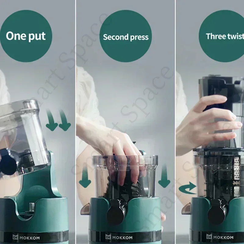 عصارة مطبخ عائلية جديدة - فاصل عصير، قطر كبير، جدار تجاري متعدد الوظائف - قاطع دائرة.