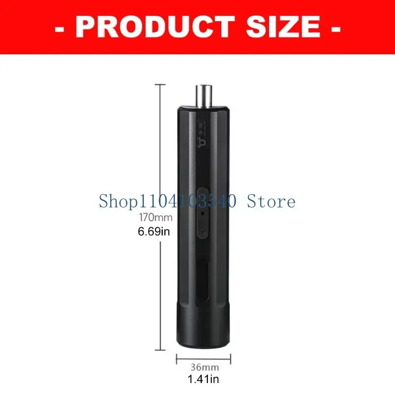 02DC Alloy Cordless Screwdriver With Multiple Bits Included For Various Applications
