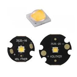 Nichia 519A 5700K 5000K 4500K 3500K 하이 CRI 90 SMD 3535 LED, KDLitker DTP 구리 MCPCB 손전등 DIY