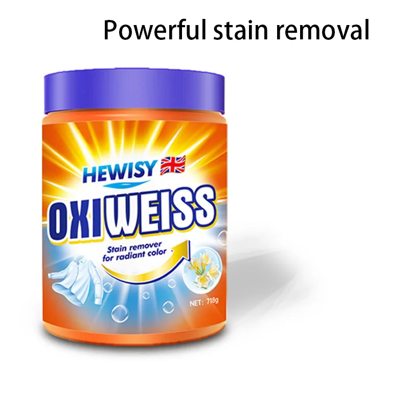 Household Laundry Stain Remover with Powerful Cleaning and Whitening, Stain Bleaching Agent Explosion Salt