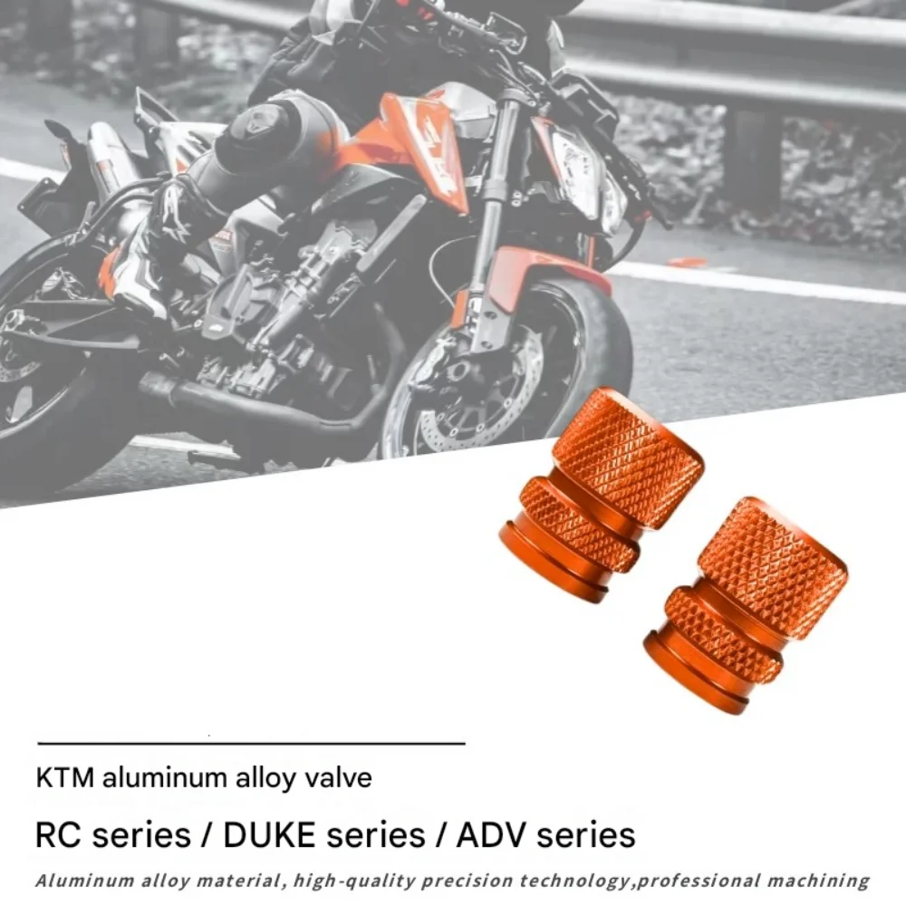 Valve Stem Caps, Modified Tire Valve Covers for KTM DUKE 790 890 1290, ADV 125 250, RC 390 view 2