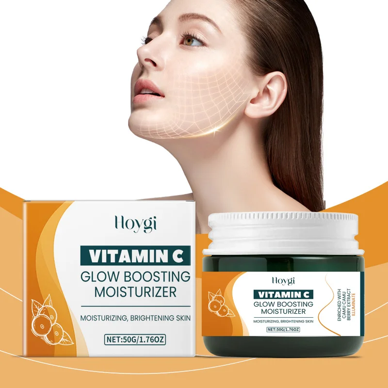 

Vitamin C Facial Moisturizing Cream, Hydrates, Soothes, Daily Care For Smooth, Tender Skin, Ideal For Facial Skincare Routine