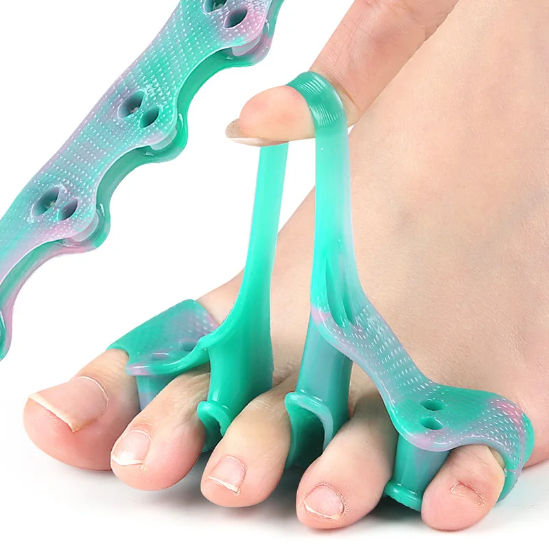 

1/2Pairs Gel Thumb Toe Separator Valgus Adjuster Splitter Hammer Corrector Protector Bunion Pain Plantar Fasciitis Straightener