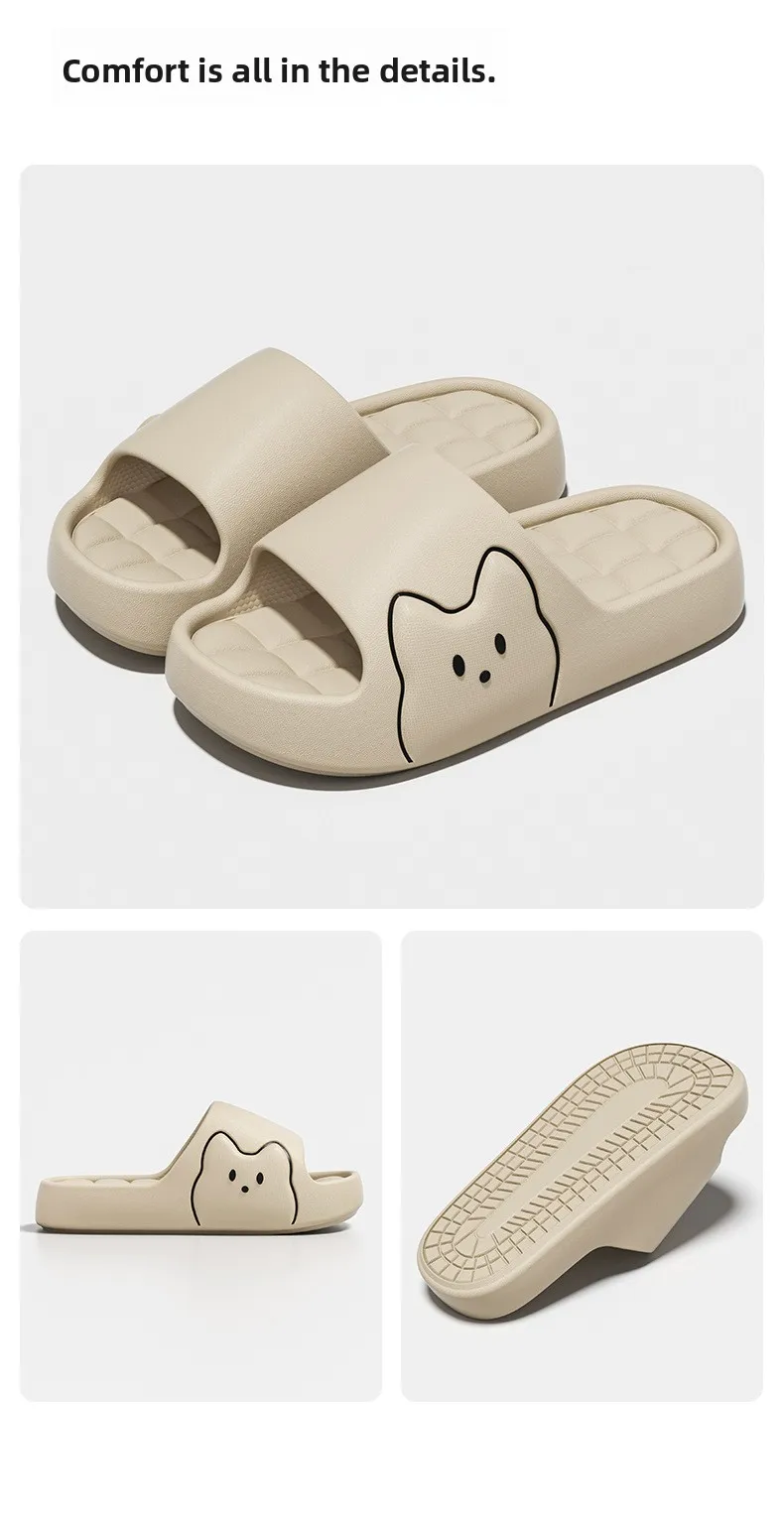 Rutschfeste Badesandalen für Zuhause, EVA-Hausschuhe mit weicher Sohle für Damen und Herren, leichte, atmungsaktive und geruchsneutrale Outdoor-Slipper – Detail 18