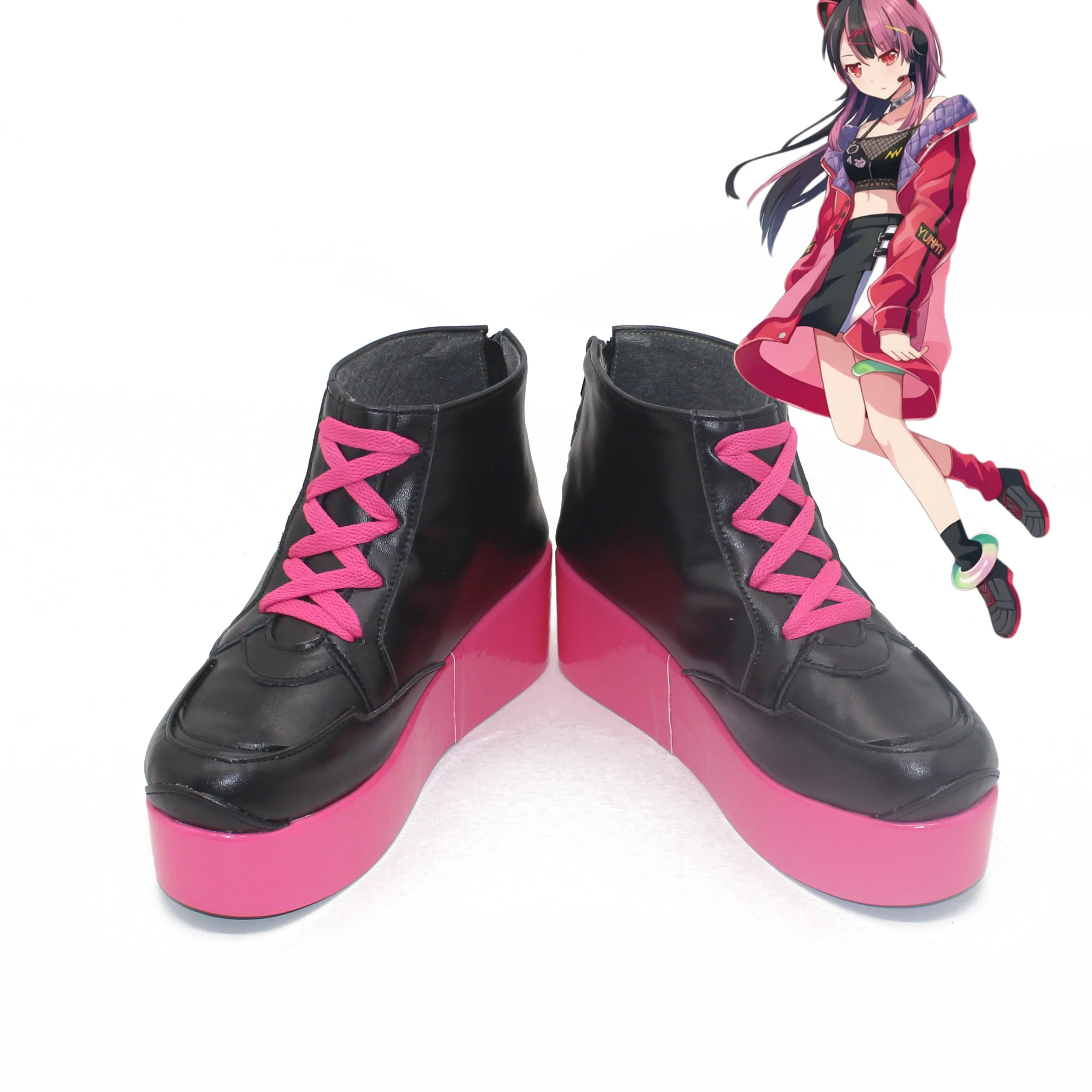 botas-de-cosplay-hechas-a-medida-de-vtuber-sengoku-yuno-para-fiesta-de-halloween