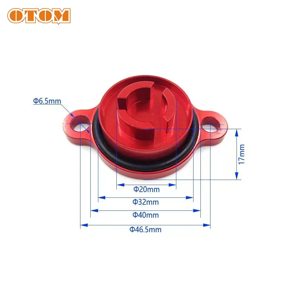 Motorcycle Accessories Oil Filter Cover CNC Aluminum Guard With Seal For ZONGSHEN ZS177MM NC250 ZS194MQ-2 NC450 Engine Dirt Bike