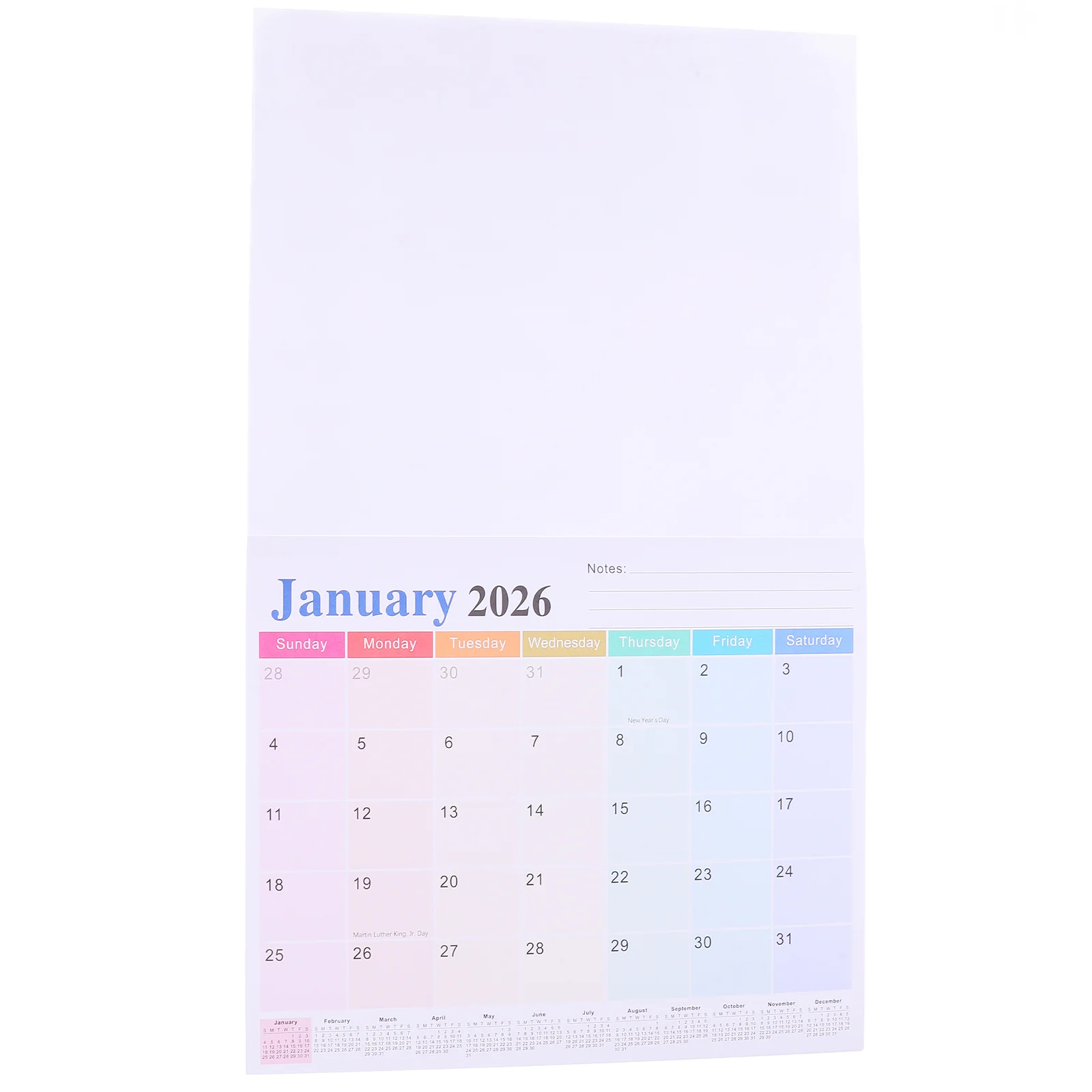 Paper Calendar for Fridge Refrigerator Planner Magnet Kitchen Calendars Monthly
