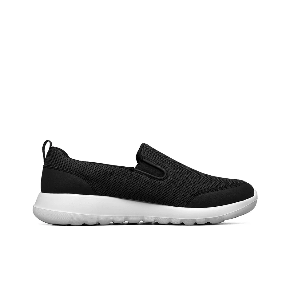 Skechers GO WALK Ma Mesh, Textile Cushioning Breathable Cushioning Breathable Low top Casual Shoes Men's Black White 216010-BLK view 4