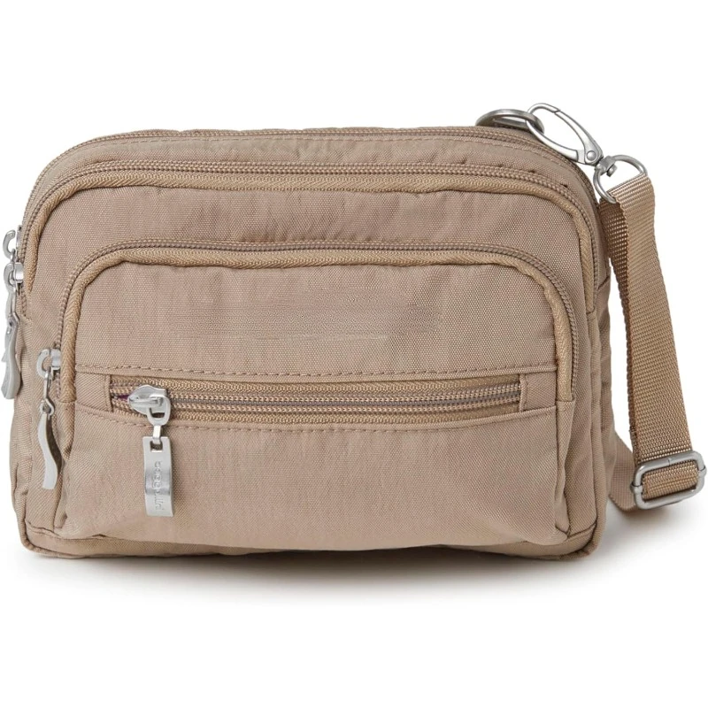 Triple Zip Small Convertible Crossbody Fannypack Belt Bag-Lightweight Water-Resistant,Crossbody Bags,FAST SHIPPING