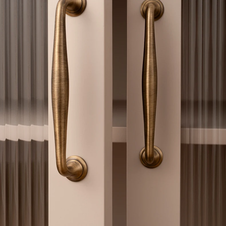 Antique brass cabinet handle and knob 11