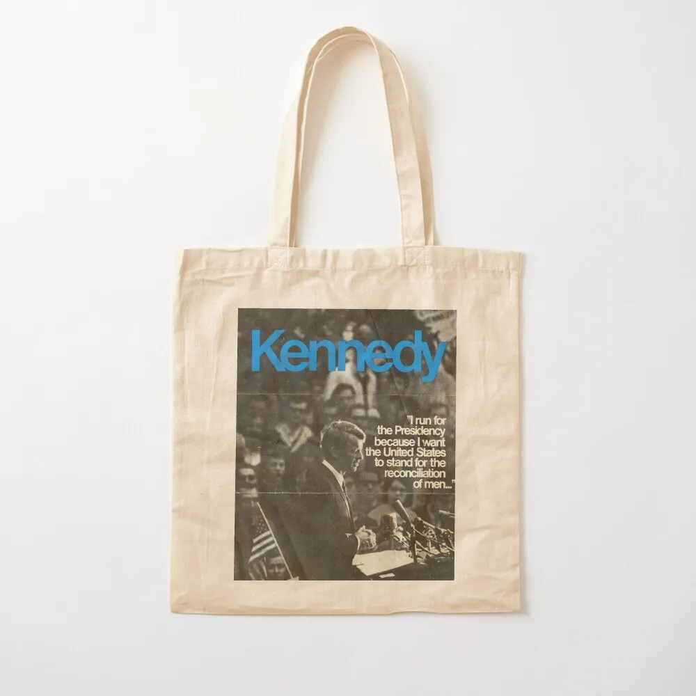 Bobby Kennedy 1968 Campaign Poster Tote Bag tote bag men's Handbags canvas bags