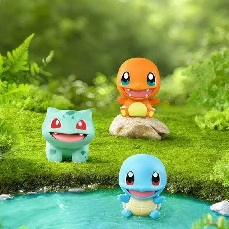 Auf Lager Original Funism Pokémon Erster Partner Blind Box 30. Jubiläums-Serie Blind Box Anime-Charakter Modell Sammlerstücke