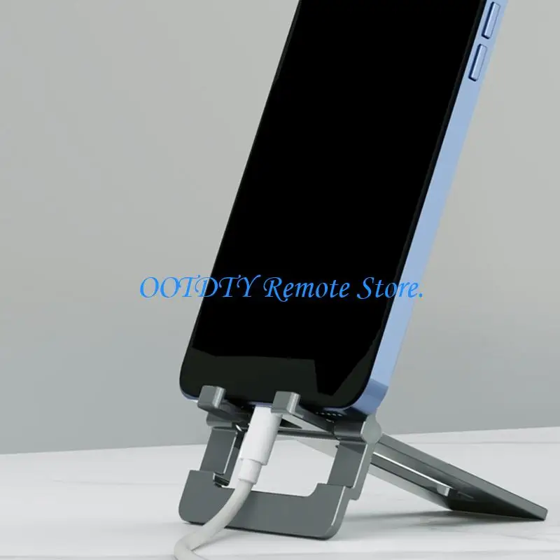  Compact & Stylish Aluminum Phone Stand Foldable Metal Phone Stand Upgrades for Effortless Streaming & Easy Portability