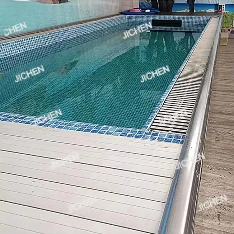 Cubiertas Enrollables Automáticas Resistentes RJC para Piscinas Elevadas al Nivel del Suelo, Incluyendo Piscina
