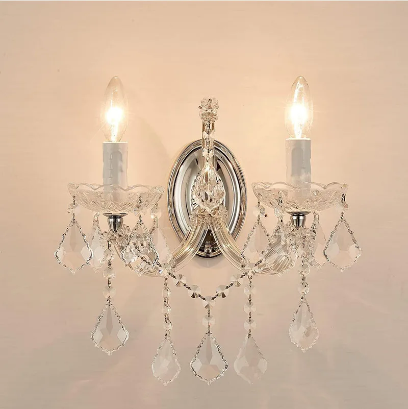 Maria Theresa Kristall Wand leuchte Beleuchtung kreatives Design Schlafzimmer LED Kristall Wand leuchte Nacht bett nach Hause moderne Wand leuchte – Detail 6