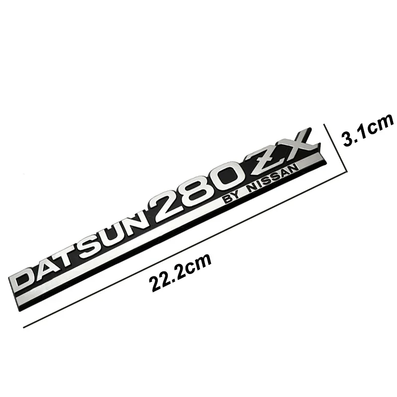 Car Rear Trunk Emblem Badge Sticker for Nissan DATSUN280ZX Logo Nismo Qashqai Murano Sylphy Livina Tiida XTRAIL Teana Body Decal