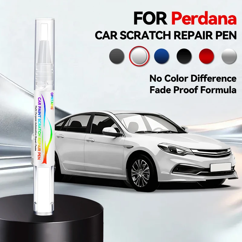 

Карандаш для ремонта автомобильной краски для Proton Perdana 2003-2026: аксессуары для устранения царапин, цвета Rime Gray, Jet Black, Glaze White, Green, Red