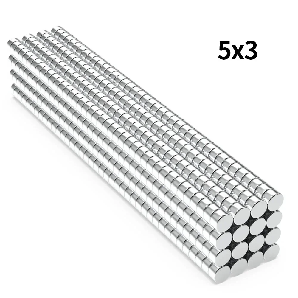 5x3mm N35 Super Strong Neodymium Magnet Round NdfeB Powerful Permanent Magnetic imanes Refrigerator Magnets 5*3
