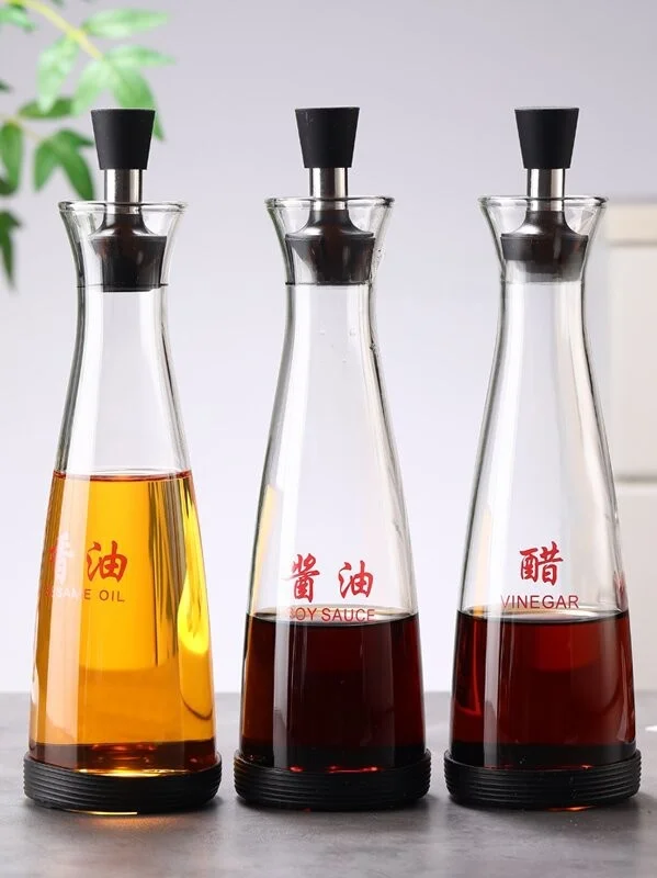 

Leakproof Kitchen Glass Oil Bottle Home Use MultiFunctional Soy Sauce Vinegar Pot ential Oil Bottle Modern Simple Nordic S...