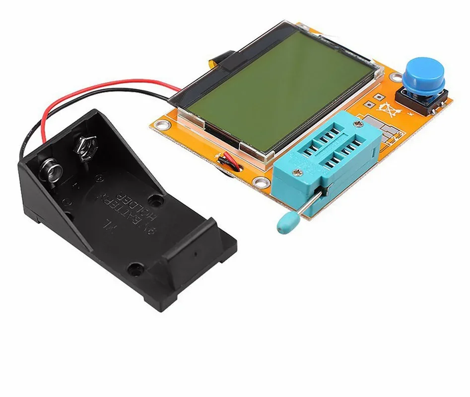 LCR-T4 Digitale Transistor Tester Weerstand Condensator Tester Diode Inductie Multimeter Met Test Haak
