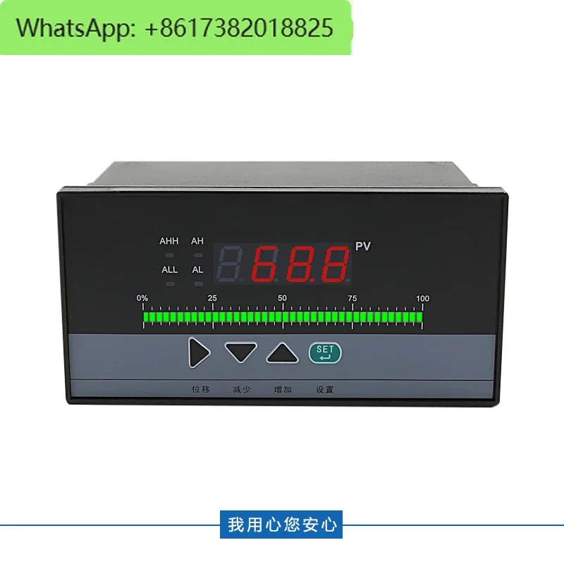 

Intelligent Single Light Column Meter Universal Display RS485 Relay 4-20mA Water Pump Controller Regulator