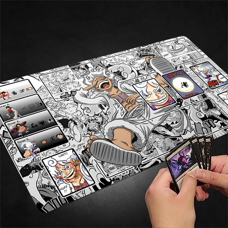 One-Piece TCG OPCG Card Game Playmat 60x35cm Board Game Mouse Pad Large Gaming Keyboard Gamer Desk Mat Anime PC Carpet Mouse Mat