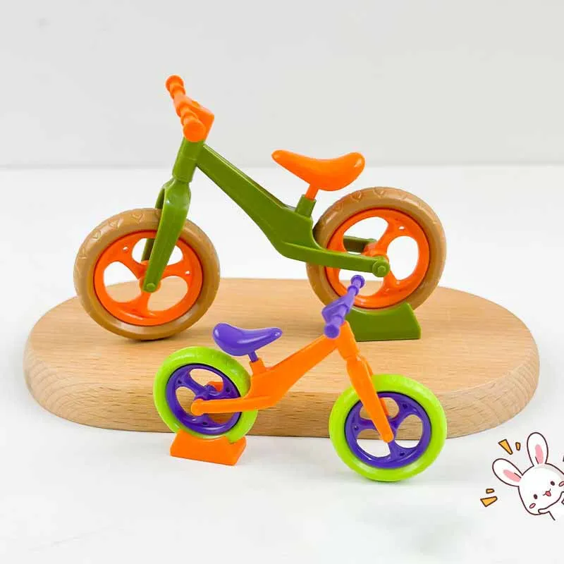 Children\'s Handmade Assembled Bicycle Toy Model Creative Balance Car Toy Desktop Decorative Ornaments Children\'s Puzzle Toys