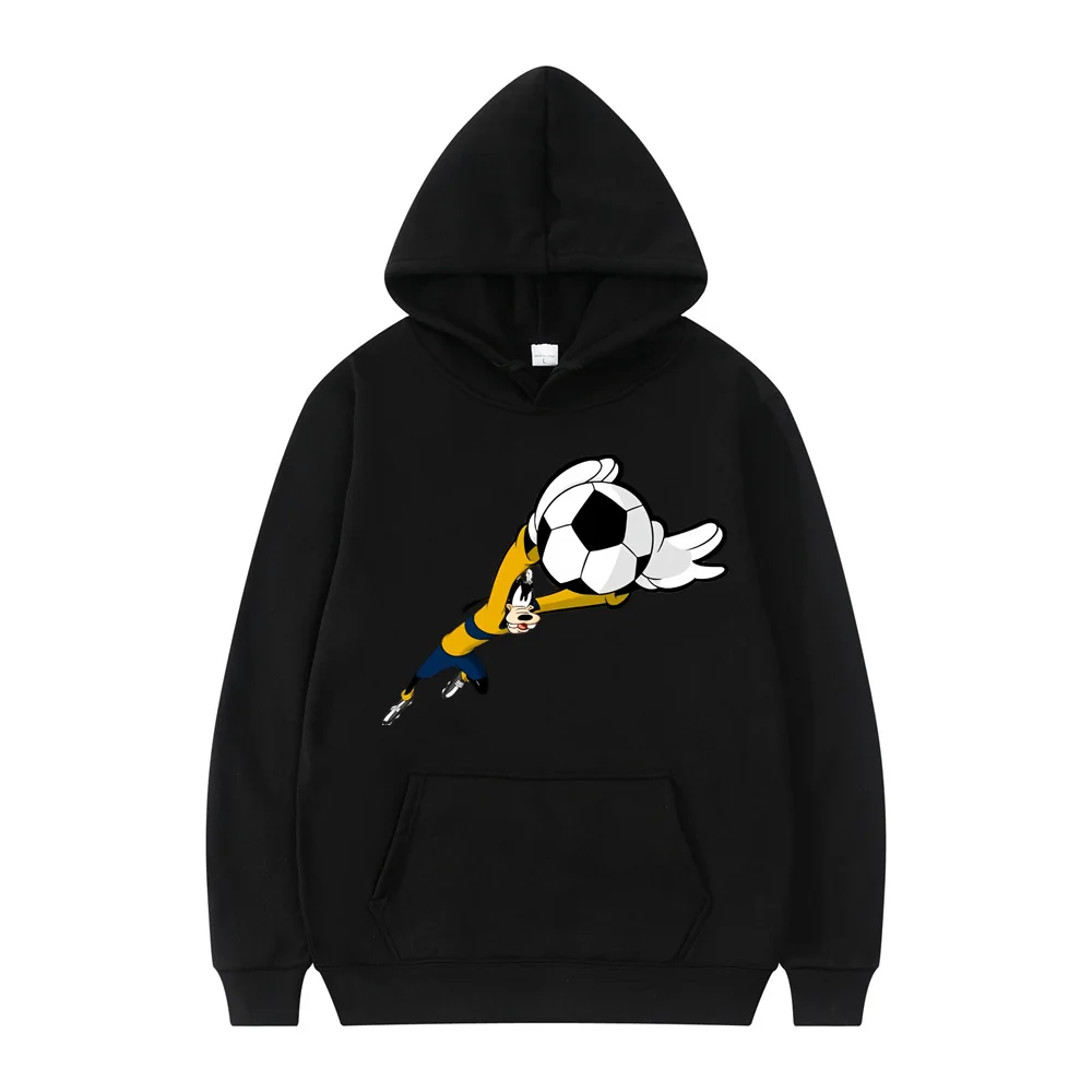 2024 New Disney Goofy Men Hoodie Japanese Cartoon Anime Women Pullover New Casual Autumn Winter Couple Oversized Sweatshirts