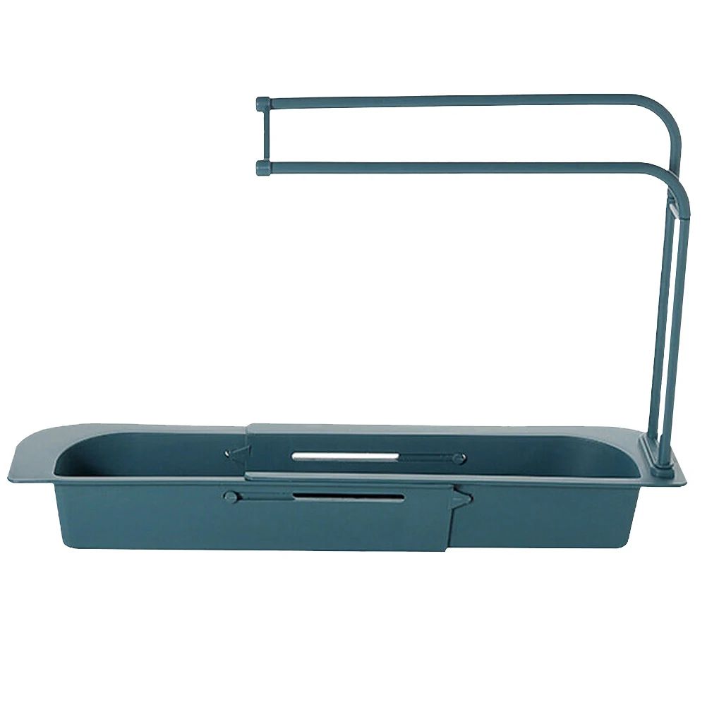 

1pc Premium Plastic Telescopic Sink Rack Dish Drainer Storage ganizer Sponge Soap Holder Anti Rust Retractable for Kitchen
