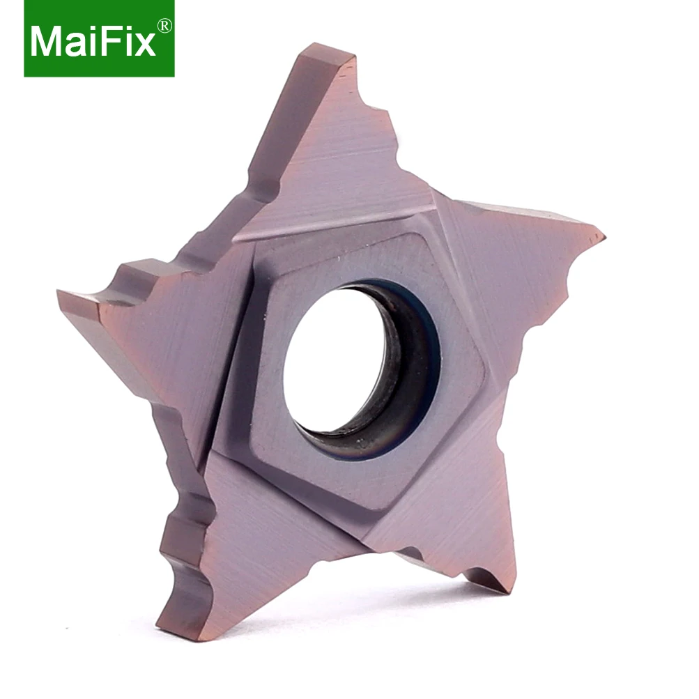 Maifix PENT 10PC Machine Lathe Cutting Tools Grooving General Machining Carbide Turning Inserts for Steel Procrssing