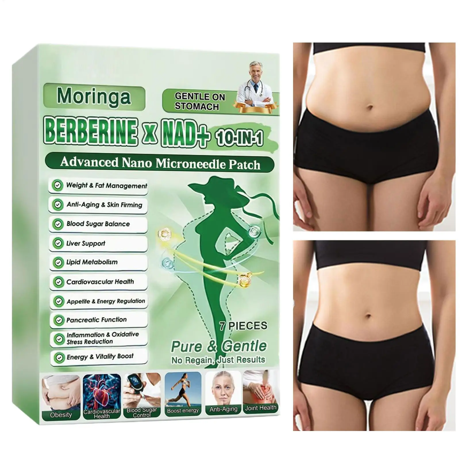 

Набор из 7 тонких пластырей для похудения: наклейки для тела, пластыри для уменьшения живота, пластыри для коррекции фигуры, наклейки на пупок, жиросжигающие пластыри для талии