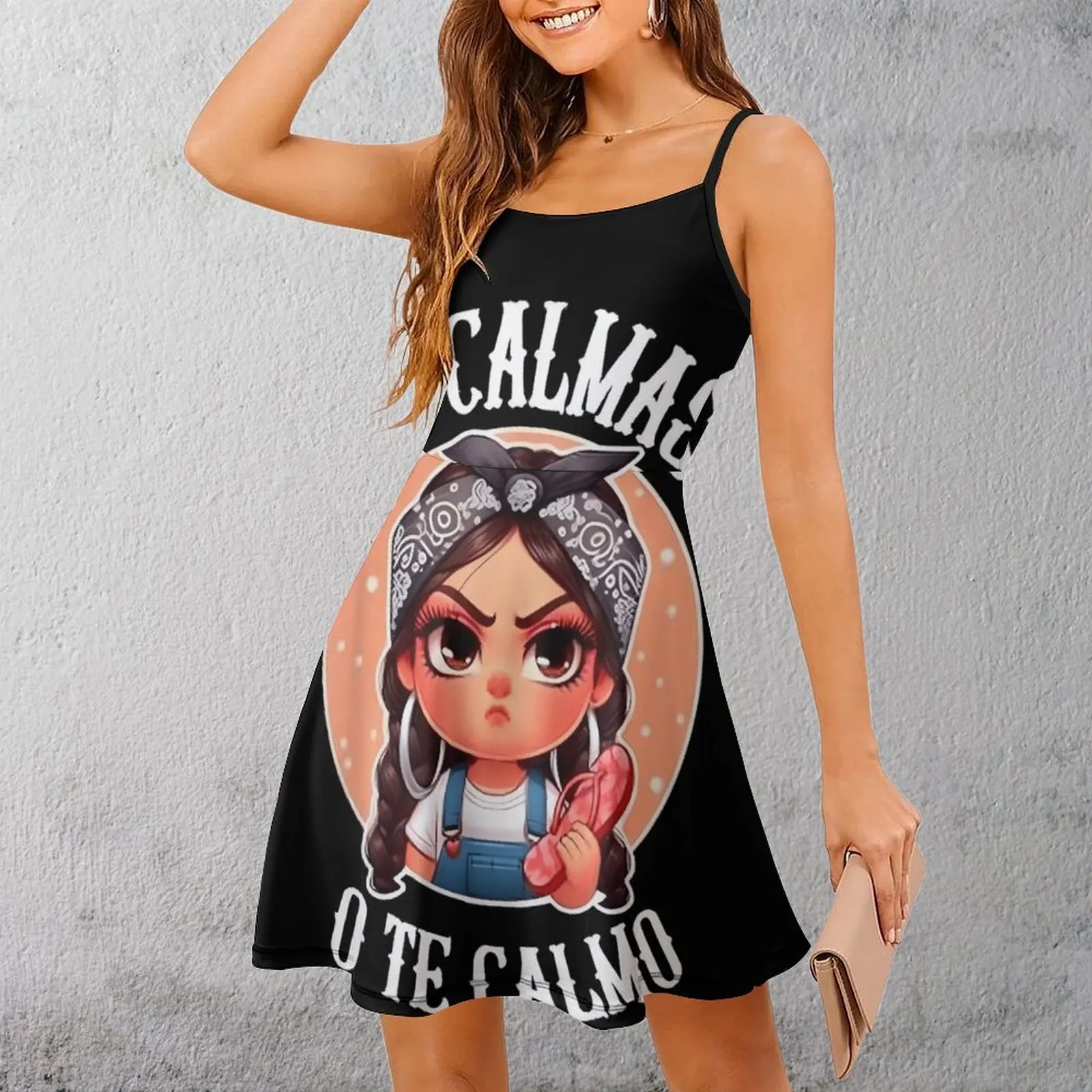 bonito-menina-bandana-adesivo-premium-sexy-mulher-vestido-estilingue-feminino-engracado-vintage-cocktails-vestidos