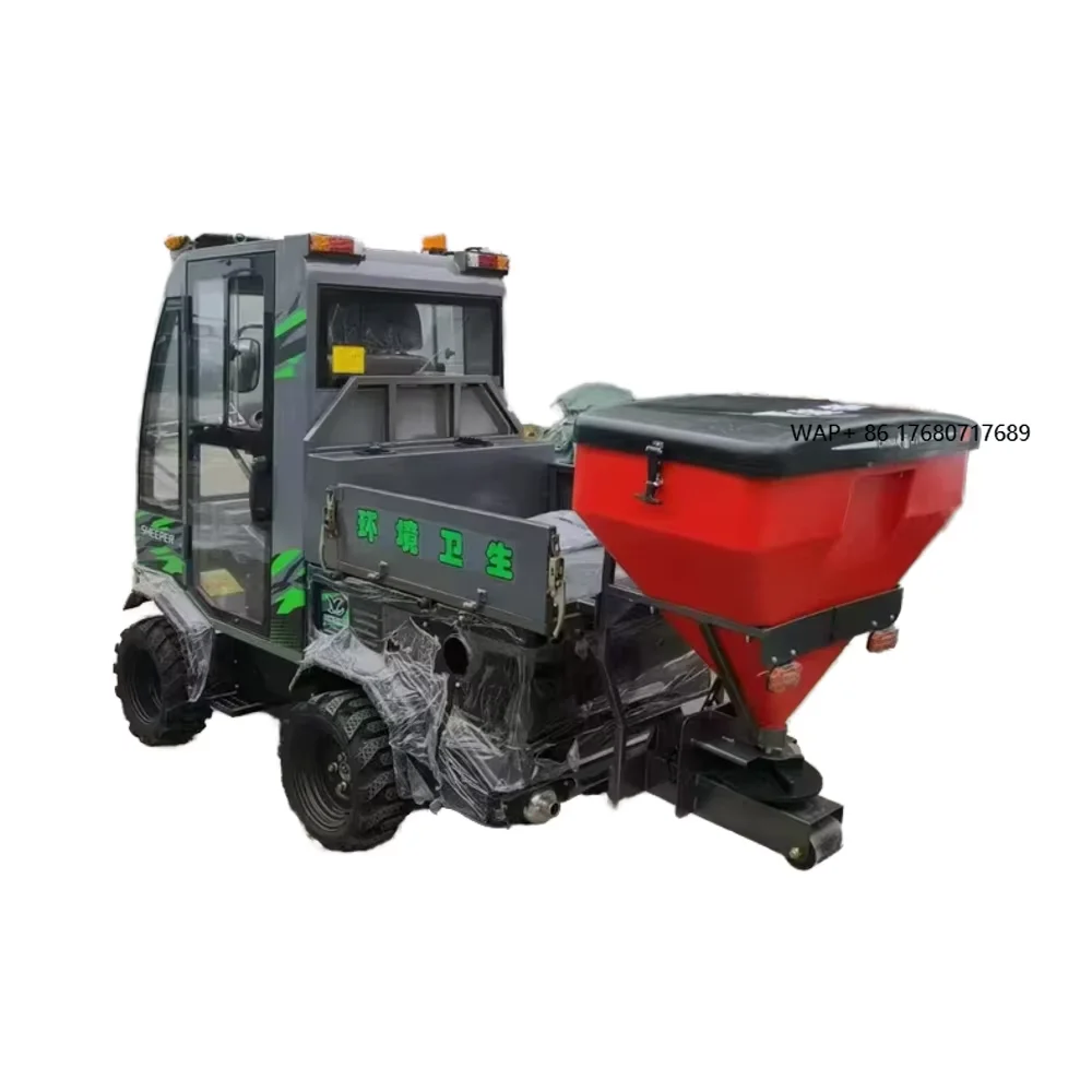 Multifunctional Machinery Could Be with Cleaning ,Snow Thrower, Plow, Sweeper, Broom, High-pressure Washer and Salt Spreader