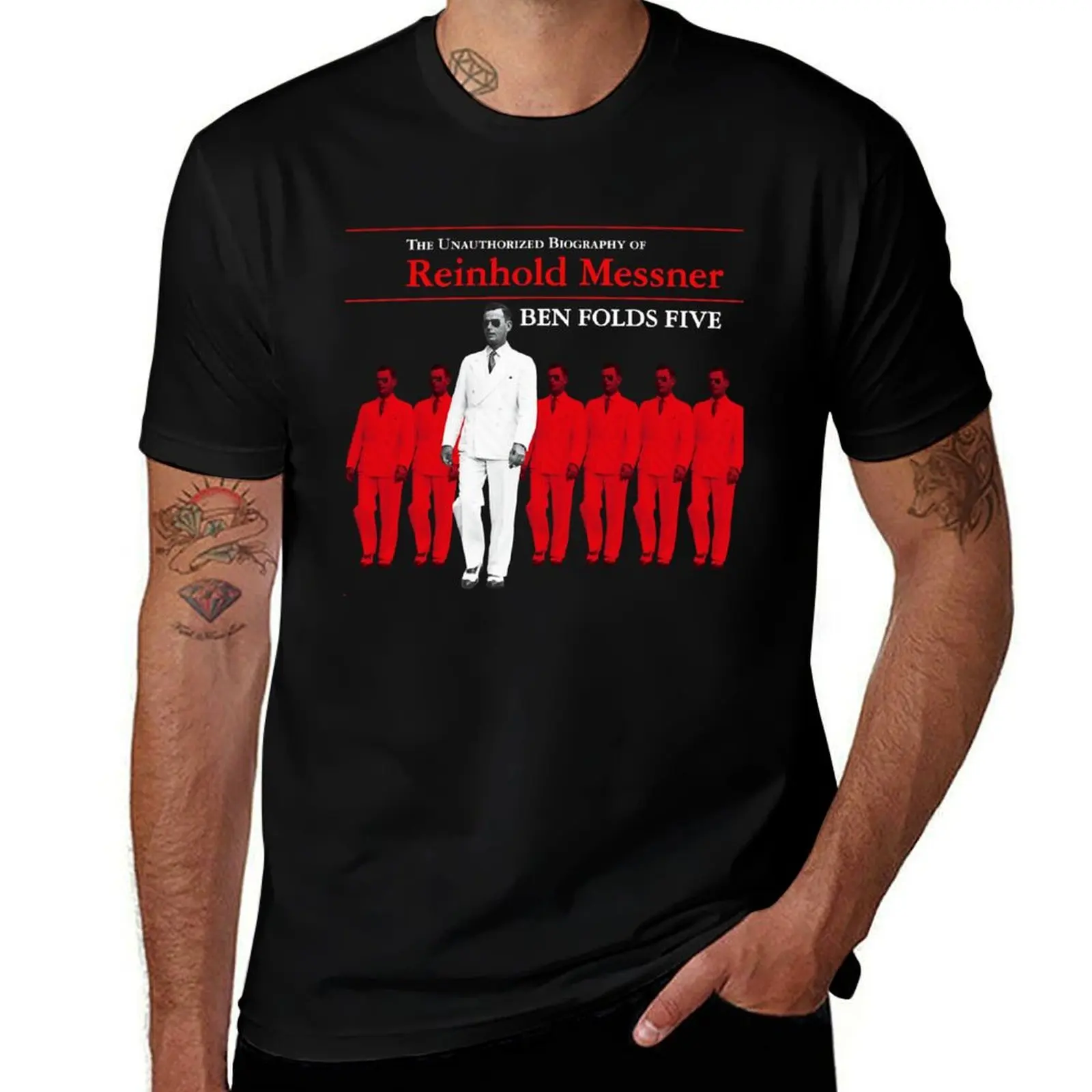 Ben Folds Five - La biographie non autorisée de Reinhold Messner - T-shirt avec image d'album, haut basique à manches courtes pour tous les jours