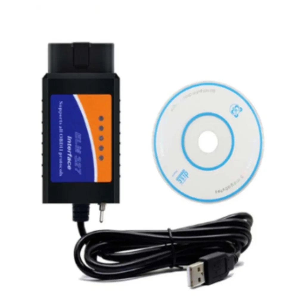 Latest ELM327 USB V1.5 PIC18F25K80 CH340 with Switch HS/MS for Ford Car Diagnostic Cable OBD2 Scanner ODB2 Auto Code Reader