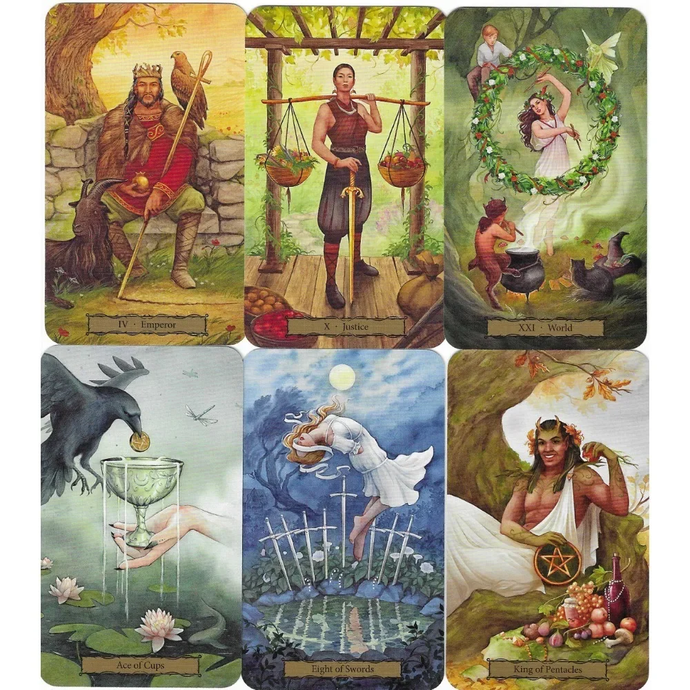 Tarot of The Witch\'s Garden 78 Pcs Cards Manifestation and Magic Await You In The Witch\'s Garden