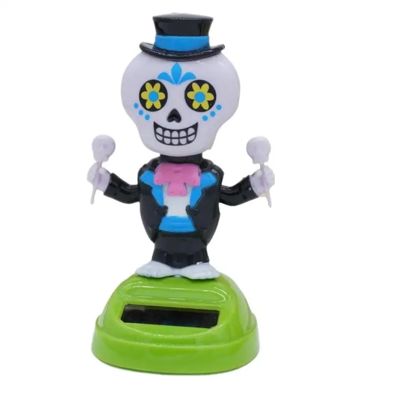 

Solar Powered Dancing Toys Solar Powered Dancing Figurines Ornament Spooky Bobblehead Doll Shaking Toy Collectible For Desk Car