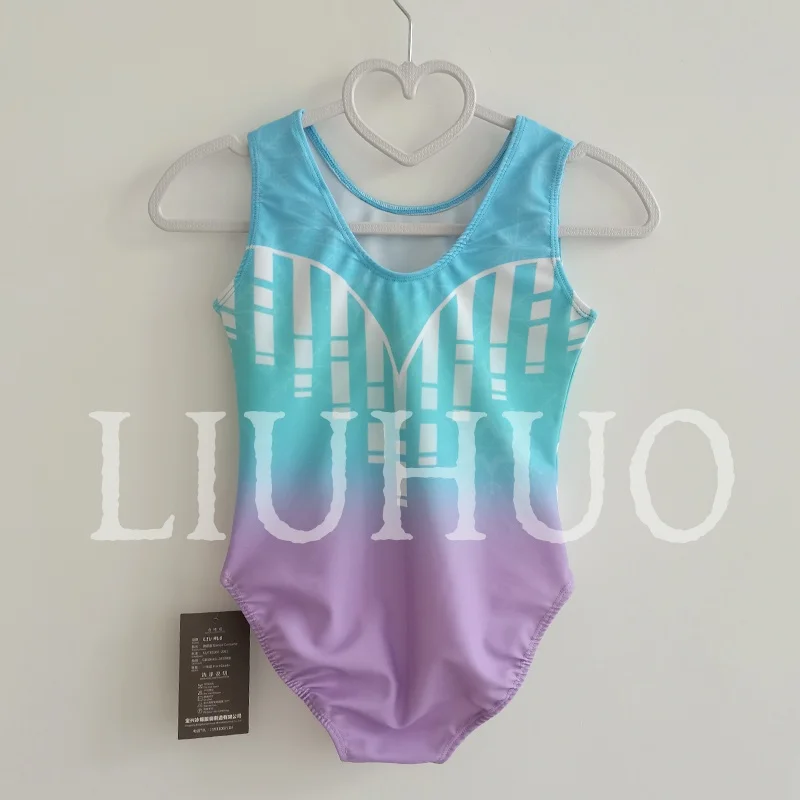 LIUHUO Girls Gymnastics Leotards Spandex Women Dance Women Competition Suit BD8905