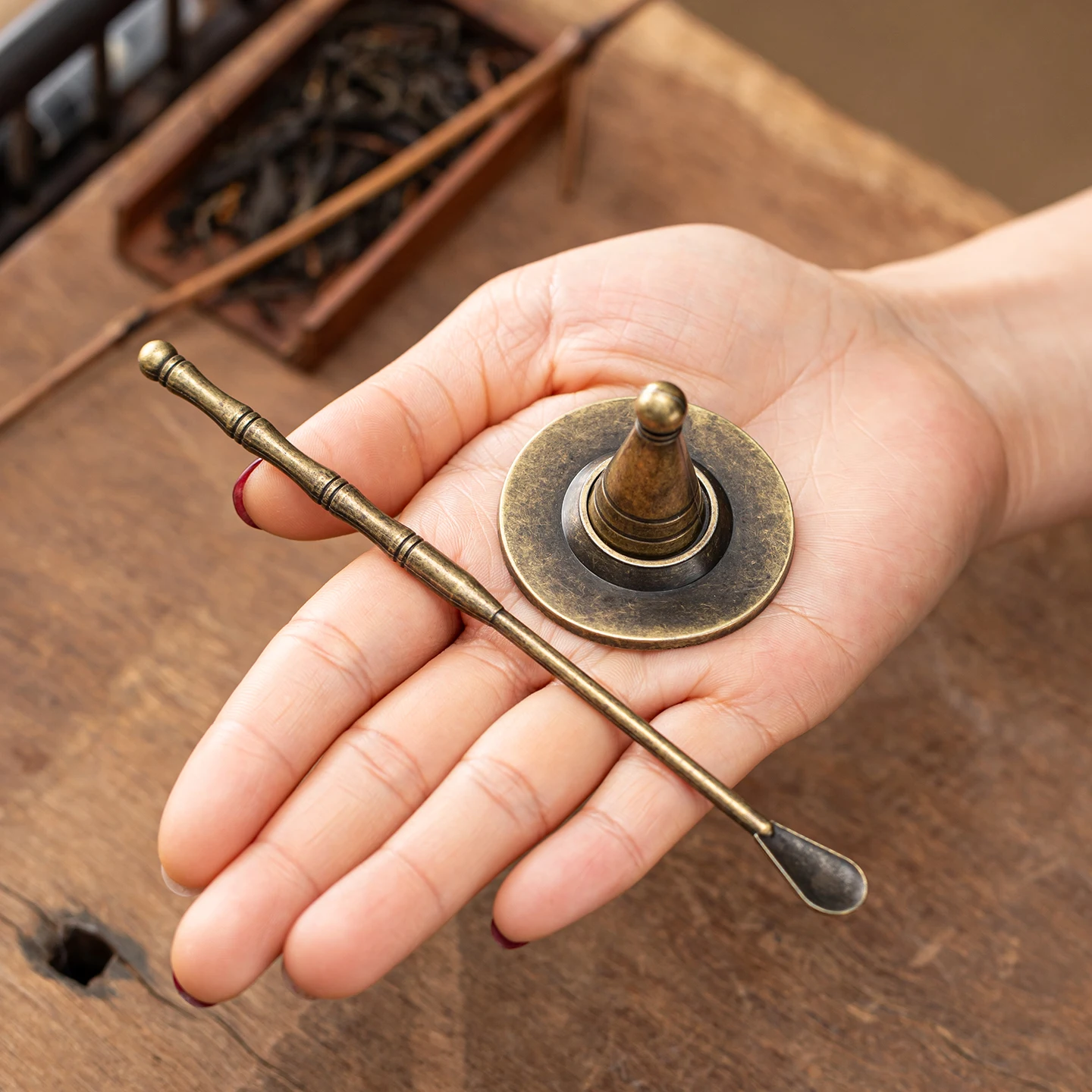 Incense Tool Set of Three Pieces, Beginner's Incense Set, Tools, Incense Cone Mold, Incense Powder, Incense Burner, Incense